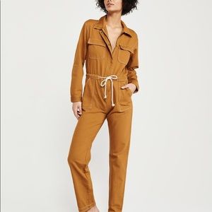 Ambercrombie and Fitch gold boilersuit/jumpsuit